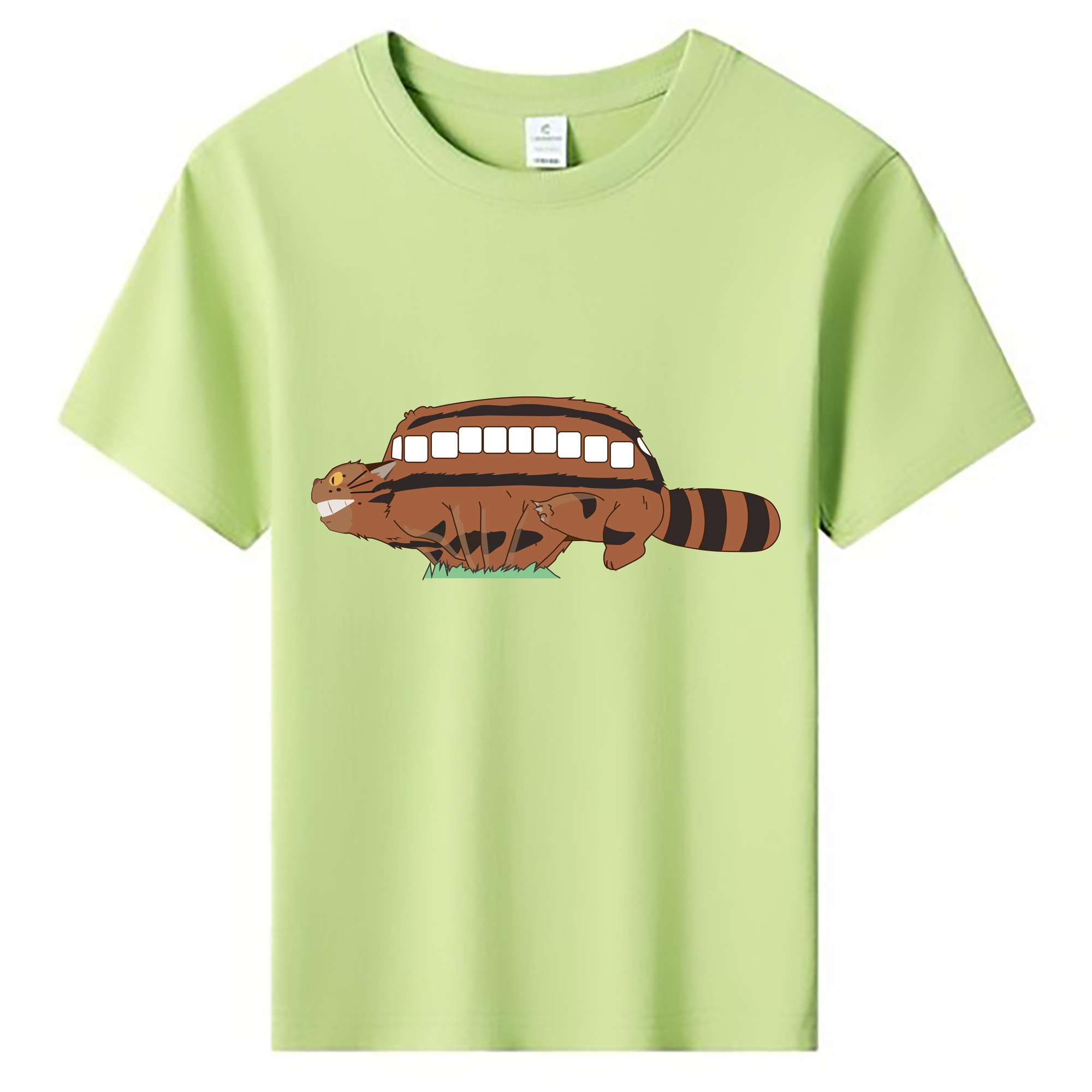 （画像用） となりのトトロ 草壁メイ 草壁サツキ My Neighbor Totoro Satsuki Kusakabe Mei Kusakabe 綿100％キッズTシャツ（フロントプリント）